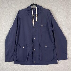 Flint and Tinder Mens Size XL Navy Blue Ridge Shell Jacket